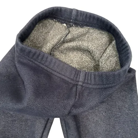 GAP Kids Sherpa-Lined Leggings Denim 3T - Picture 3 of 5